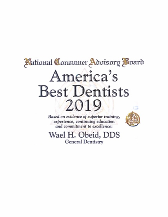 dental certificate award